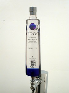 Ciroc Vodka tap handle